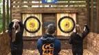 Go Ape Axe Throwing for a fun hen party